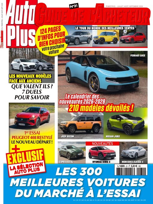 Cover image for AUTO PLUS GUIDE DE L'ACHETEUR